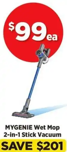 Spotlight MYGENIE Wet Mop 2-in-1 Stick Vacuum offer