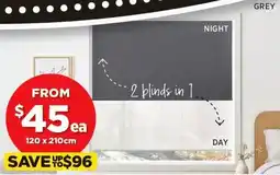 Spotlight ALL HUDSON Roller Blinds offer