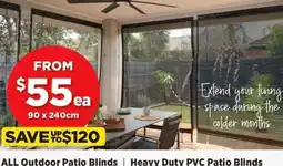 Spotlight ALL Outdoor Patio Blinds offer