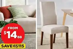 Spotlight ARDOR Surefit Printed Linen Look Sofa & Dining Chair Covers Dining Chair offer