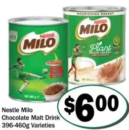 Nestle Milo Chocolate Malt Drink Varieties
