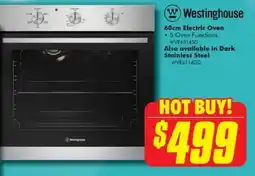 The Good Guys Westinghouse 60cm Electric Oven offer