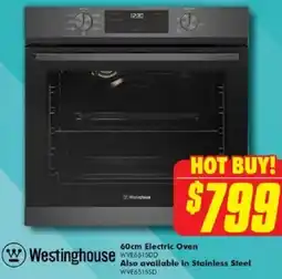 The Good Guys Westinghouse 60cm Electric Oven offer