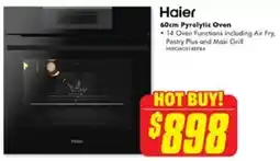 The Good Guys Haier 60cm Pyrolytic Oven offer