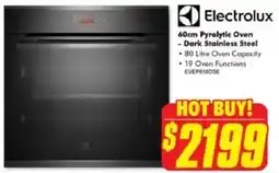 The Good Guys Electrolux 60cm Pyrolytic Oven offer