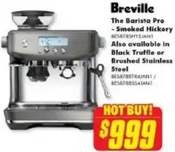The Good Guys Breville The Barista Pro - Smoked Hickory offer