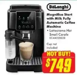 The Good Guys DeLonghi Magnifica Start with Milk Fully Automatic Coffee Machine offer