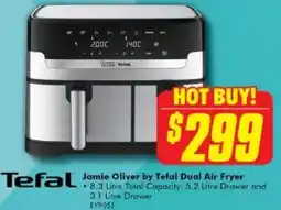 The Good Guys Tefal Jamie Oliver by Tefal Dual Air Fryer offer