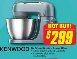 The Good Guys KENWOOD Go Stand Mixer - Storm Blue offer