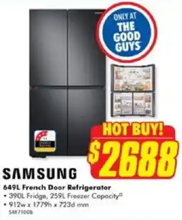 The Good Guys SAMSUNG French Door Refrigerator offer