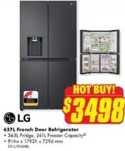 The Good Guys LG French Door Refrigerator offer