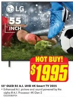 The Good Guys 55" OLED BS A.I. UHD 4K Smart TV 2025 offer