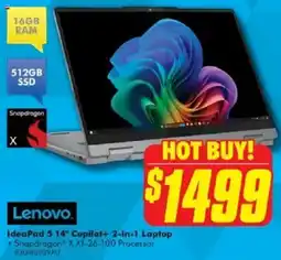 The Good Guys Lenovo IdeaPad 5 14" Copilot + 2-in-1 Laptop offer
