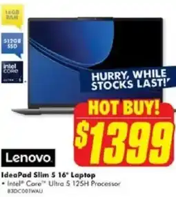 The Good Guys Lenovo IdeaPad Slim 5 16" Laptop offer