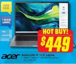 The Good Guys acer Aspire Lite 15 15.6" Laptop offer