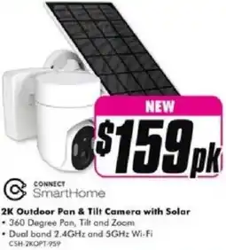 The Good Guys SmartHome 2K Outdoor Pan & Tilt Camera with Solar offer