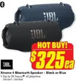 The Good Guys Xtreme 4 Bluetooth Speaker - Black or Blue offer