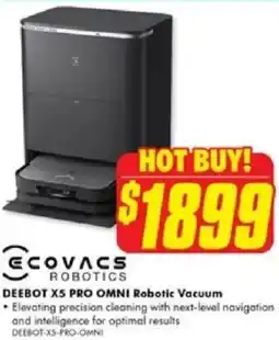 The Good Guys DEEBOT X5 PRO OMNI Robotic Vacuum offer