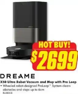 The Good Guys X50 Ultra Robot Vacuum and Mop with Pro Leap offer