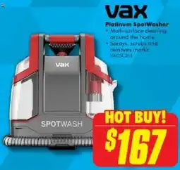 The Good Guys vax Platinum SpotWasher offer