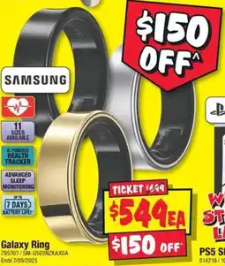 JB Hi-Fi Galaxy Ring offer