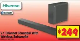 JB Hi-Fi 2.1 Channel Soundbar With Wireless Subwoofer offer