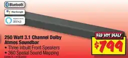 JB Hi-Fi 250 Watt 3.1 Channel Dolby Atmos Soundbar offer