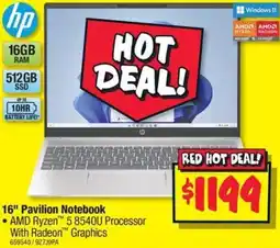 JB Hi-Fi 16" Pavilion Notebook offer