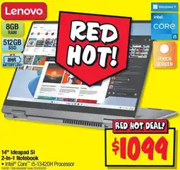 JB Hi-Fi 14" Ideapad 5i 2-In-1 Notebook offer