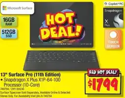 JB Hi-Fi 13" Surface Pro (11th Edition) offer