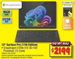 JB Hi-Fi 13" Surface Pro (11th Edition) offer