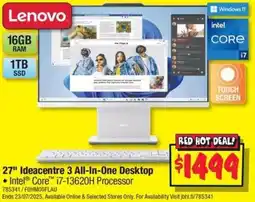 JB Hi-Fi 27" Ideacentre 3 All-In-One Desktop offer