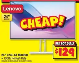 JB Hi-Fi 24" L24i-4A Monitor offer