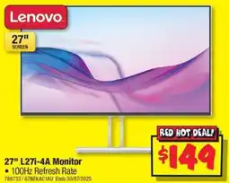 JB Hi-Fi 27" L271-4A Monitor offer