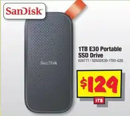 JB Hi-Fi 1TB E30 Portable SSD Drive offer