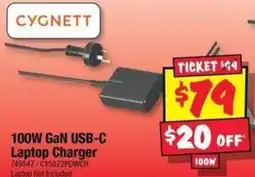 JB Hi-Fi 100W GaN USB-C Laptop Charger offer