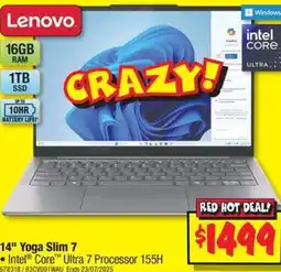 JB Hi-Fi 14" Yoga Slim 7 offer