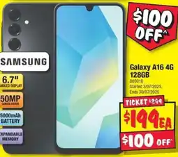 JB Hi-Fi Galaxy A16 4G 128GB offer