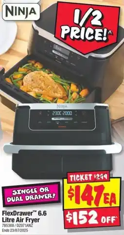 JB Hi-Fi FlexDrawer 6.6 Litre Air Fryer offer