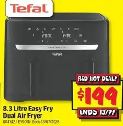 JB Hi-Fi 8.3 Litre Easy Fry Dual Air Fryer offer