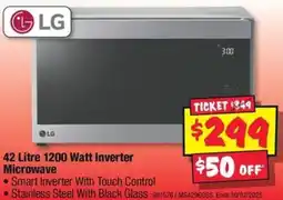 JB Hi-Fi 1200 Watt Inverter Microwave offer