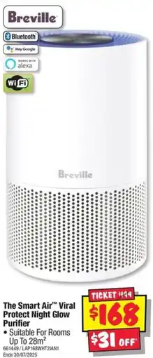 JB Hi-Fi The Smart Air Viral Protect Night Glow Purifier offer
