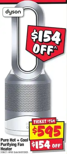 JB Hi-Fi Pure Hot + Cool Purifying Fan offer