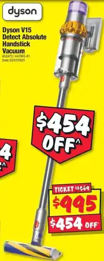JB Hi-Fi Dyson V15 Detect Absolute Handstick Vacuum offer