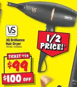 JB Hi-Fi 3Q Brilliance Hair Dryer offer