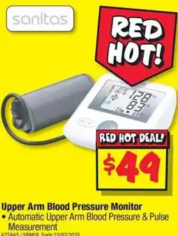 JB Hi-Fi Upper Arm Blood Pressure Monitor offer