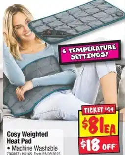 JB Hi-Fi Cosy Weighted Heat Pad offer