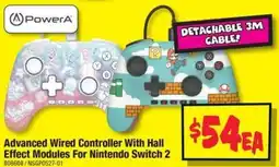 JB Hi-Fi Advanced Wired Controller With Hall Effect Modules For Nintendo Switch 2 offer