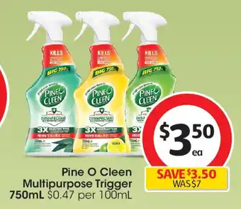 Coles Pine o cleen multipurpose trigger offer