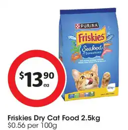Coles Friskies dry cat food offer